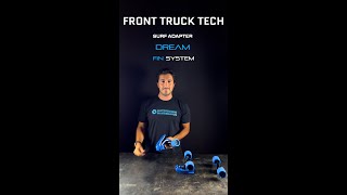 Difference between Waterborne Surf Adapter FIN System DREAM Surf Truck [upl. by Theodora949]