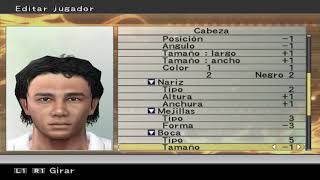 Hugo Sanchez Face PES 6 con editor interno [upl. by Ozzy]