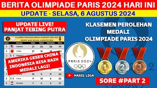 UPDATE LIVE PANJAT TEBING  Klasemen Perolehan Medali Olimpiade Paris 2024 Terbaru [upl. by Aken]