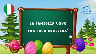 LA FAMIGLIA UOVO Pasqua sta arrivando 🎤🥚 Alman Kids Karaoke [upl. by Nakah]