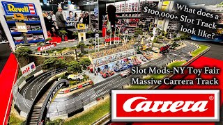 Slot Mods Track2023 Toy Fair Carrera slot track [upl. by Nodnahs202]