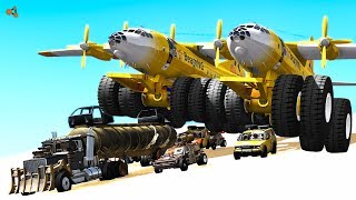 Beamng drive  Giants Machines Crushes Cars 8 [upl. by Onitselec]