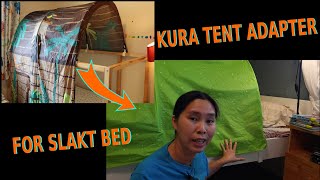 Ikea hack KURA bed tent adapter for SLAKT bed [upl. by Mihcaoj]