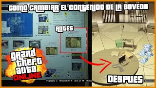 COMO CAMBIAR EL CONTENIDO DE LA BOVEDA DEL CASINO  GTA V ONLINE [upl. by Graniela]