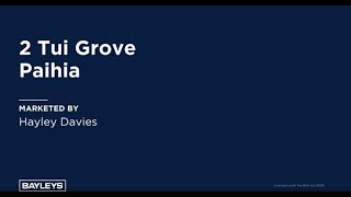 2 Tui Grove Paihia [upl. by Riha805]