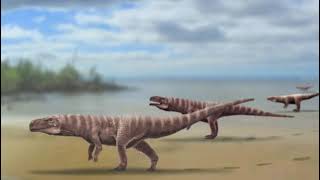 Dinosaurs Origin Ancestors Archosaurs Diapsids Synapsids Anapsids Early Triassic Mesozoic Age [upl. by Fabio]