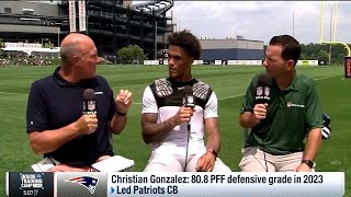 Inside Training Camp  Christian Gonzalez interview [upl. by Nerty]