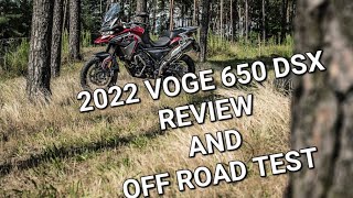 Voge 650 DSX review and off road test ride April 2022 VOGE650 [upl. by Litman]