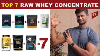 TOP 7 RAW WHEY PROTEIN UNDER RS 2000 FOR STUDENTS  REVIEW WITH LAB TEST REPORT [upl. by Ralf554]