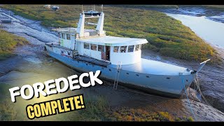 Ep 200  We Finished The Whole Foredeck amp Wheelhouse Restoration [upl. by Ayekel]