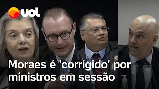 Moraes toma aula de direito trabalhista em debate com Dino Zanin e Cármen envolvendo iFood no STF [upl. by Annaer]