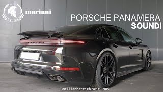 Porsche Panamera 4  Klappenauspuff Sound I MY 2024 971 II I mariani ®  Tuning seit 1985 [upl. by Akirdnwahs]