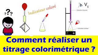 Comment réaliser un titrage colorimétrique  🧪 méthode dosage TP [upl. by Marie-Jeanne]