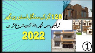 Karachi 120 Yds Construction Cost 2022  Karachi House Construction 2022  Market Roundup [upl. by Alehtse]