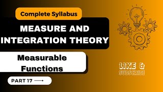 Measure and Integration Theory  Part 17 M Sc Mathematics Value For Time  Kamal Kumar [upl. by Linoel233]