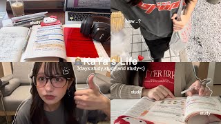 ENGStudy vlogひたすら資格勉強する大学生の3日間👩🏼‍💻  新しいメガネ  宅建 [upl. by Hgalehs]