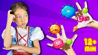 Healthy habits Song  More Nursery Rhymes amp Kids Songs [upl. by Rahab]