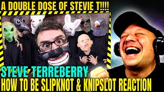 Double Reaction   STEVE TERREBERRY  How To Be Slipknot amp Knipslot  Reaction   UK REACTOR [upl. by Evslin]