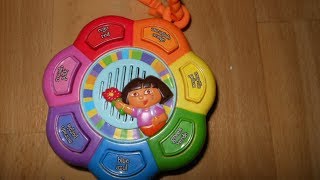 Fisher Price Dora the Explorer Say it Two Ways Exploring Colors Electronic Toy [upl. by Dannye930]