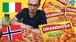 ITALIAN angrily reacts to Norwegian frozen pizza Grandiosa [upl. by Tore805]