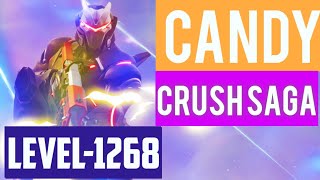 CANDY CRUSH SAGA LEVEL 1268 candycrushsaga candycrush games gaming LEVEL1268 fungamerzUS india [upl. by Anialeh]