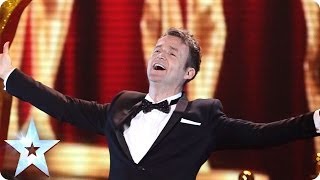 See Impressionist Jon Cleggs starstudded Final  Britains Got Talent 2014 Final [upl. by Leonelle897]