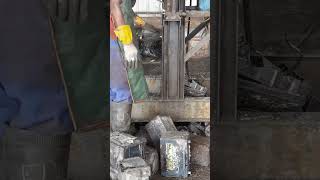 Lead acid batteries recycle products unit machineLead acid battery dismantling in indiaLead acid [upl. by Kip]