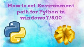 How to Add Python Path to Environment Variables in Windows 7  Tamil [upl. by Sudaorb355]