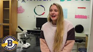 Burrillville High School CTE Pathways  BioMed Story  Olivia [upl. by Dinah]