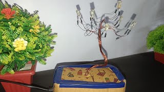 Diwali project  tree light  MRPalashs handwork new video videoMRPalashs handwork [upl. by Nodnol]