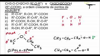 Ponto de ebulição e sua relação com a interação intermolecular [upl. by Fagin257]