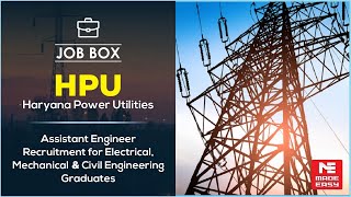 HARYANA POWER UTILITIES HPU Recruitment of Assistant Engineers GATE 20192020 MADE EASY JOB BOX [upl. by Seuguh]