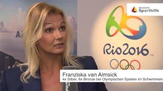 Erwartungen für Olympia  Franziska van Almsick [upl. by Namrak202]