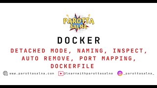 Docker Live  Docker Logs Remove Port Mapping  Parottasalna  Tamil [upl. by Wise]