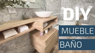 Como hacer un mueble para el baño · SOLO 2 HERAMIENTAS [upl. by Matthew]