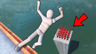 The Best Epic NPC Falls and Satisfying Physics Test  Euphoria Ragdoll Physics Compilation 17 [upl. by Leupold]