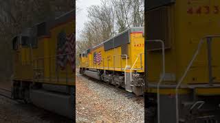 transportation shortlinerailroads YV2 departed at Rockford NC headed back to Rural hall NC 2024 [upl. by Anama]