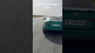 Essai chrono Alfa Giulia Quadrifoglio 2023 [upl. by Tu]