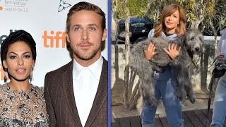 Ryan Gosling and Eva Mendes Add NEW Family Member [upl. by Salohcin]