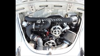 341HP Turbo VW Beetle Cold Start amp Warm Up [upl. by Ellocin]