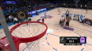 Tony Parker wins the 2012 Taco Bell Skills Challenge [upl. by Sibyls]