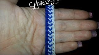 quotStitched Upquot Rainbow Loom Bracelet How to Tutorial [upl. by Daht]