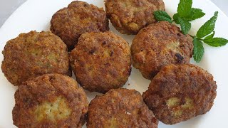 Qofte shtepie me Mish te grire  Classic Perfect Hamburger Meatballs [upl. by Ahseral]