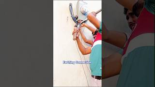 Earthing wire connection with neutral electricaljobs💡⚡️ wire 3phasemeter [upl. by Mall]