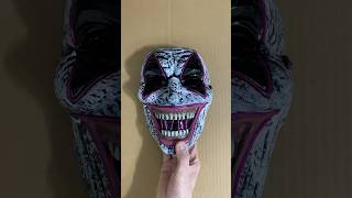 I transformed a Spirit Mask into ART diy art mask cosplay clown horrorshorts halloween [upl. by Ynnohj]