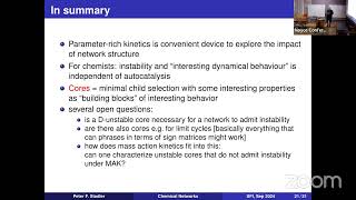 Autocatalysis and Unstable Cores in ParameterRich Chemical Reaction Networks [upl. by Laryssa]