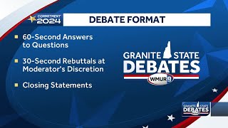 2024 New Hampshire debate involving candidates for governor Debate format [upl. by Arivle]