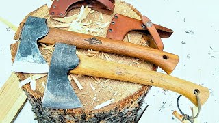 Axe Sharpening Workshop  GB Wildlife Hatchet Fully Restored [upl. by Ybrek14]