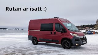 Bygga ny Campervan 2024 Del 9  Gott och blandat magsjuka hål i bilen nytt tak och golv [upl. by Adidnac498]