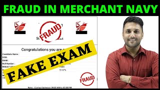 FRAUD in MERCHANT NAVY  BEWARE  FAKE EXAM [upl. by Ahsenroc736]